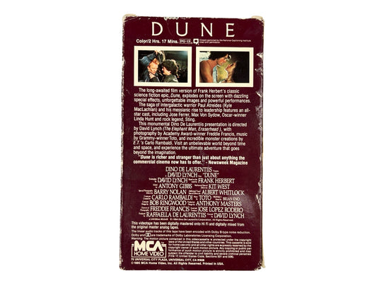 Dune VHS