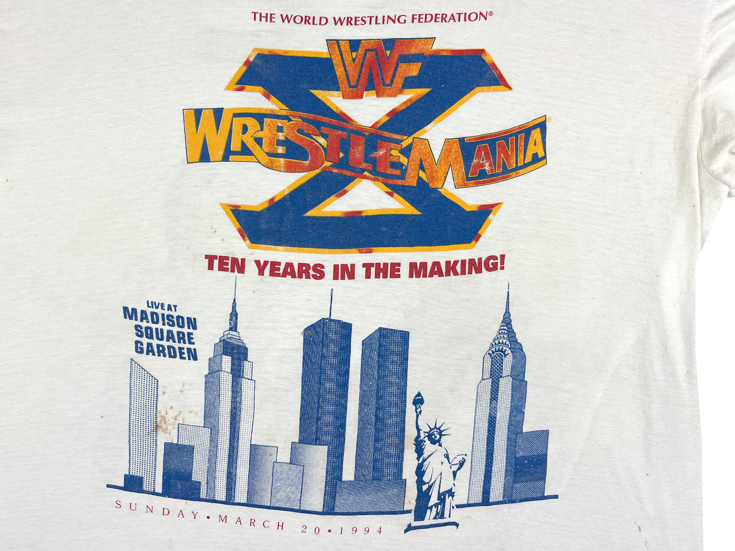 Wrestlemania X NYC T-Shirt