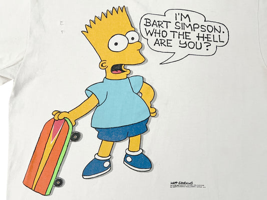 The Simpsons Bart Simpson Who The Hell Are You T-Shirt