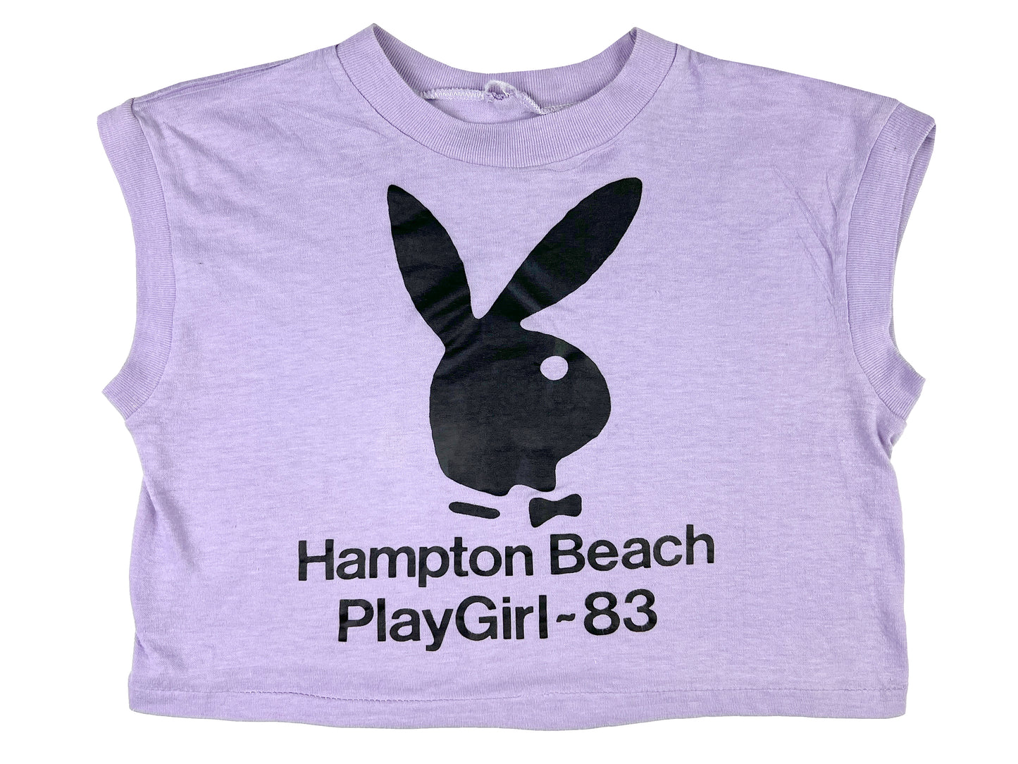 Vintage Playgirl 1983 Hampton Beach Crop Top