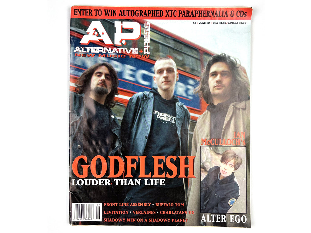 Alternative Press Magazine Godflesh 1992