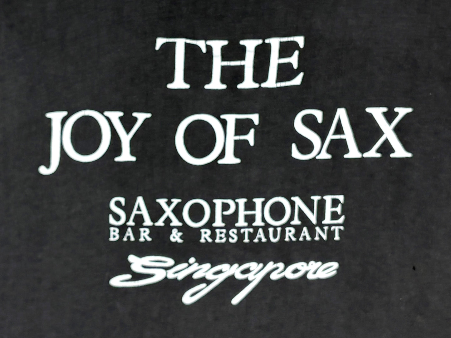 The Joy of Sax Singapore T-Shirt