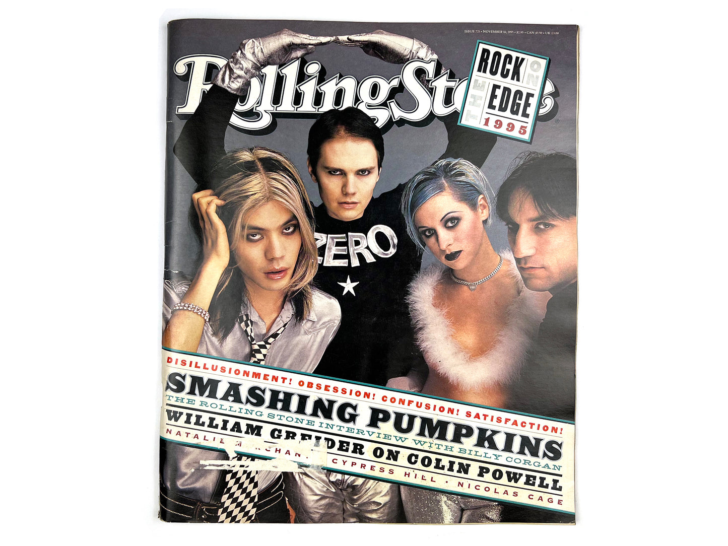 Rolling Stone Magazine Smashing Pumpkins 1995