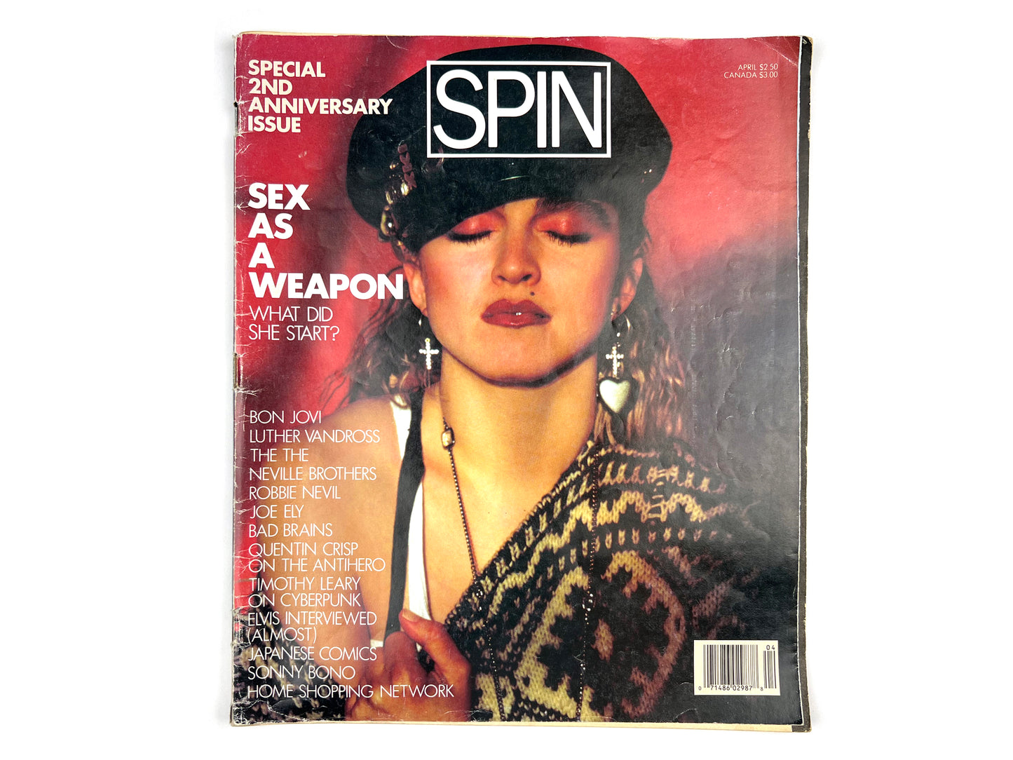 Spin Magazine Madonna April 1987