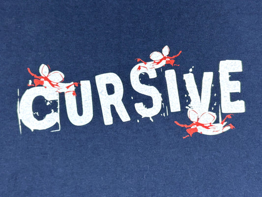 Cursive Blue T-Shirt