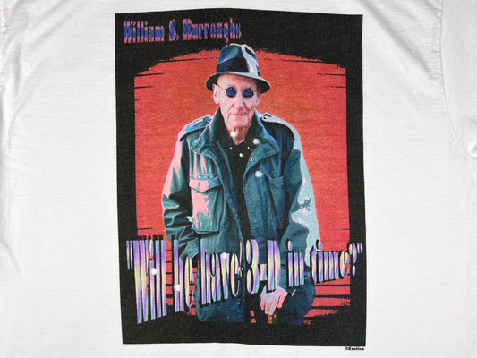 William S. Burroughs 'Will He Have 3-D In Time?' T-Shirt