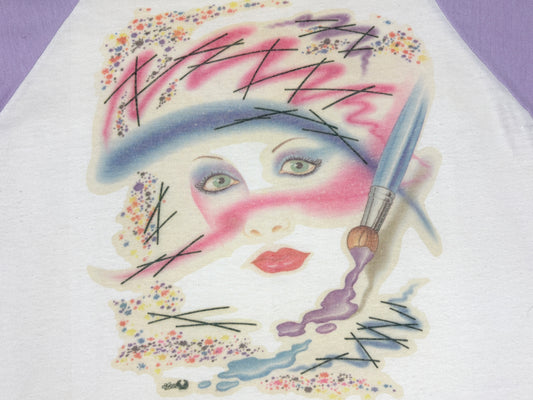 80's Woman Art Raglan T-Shirt