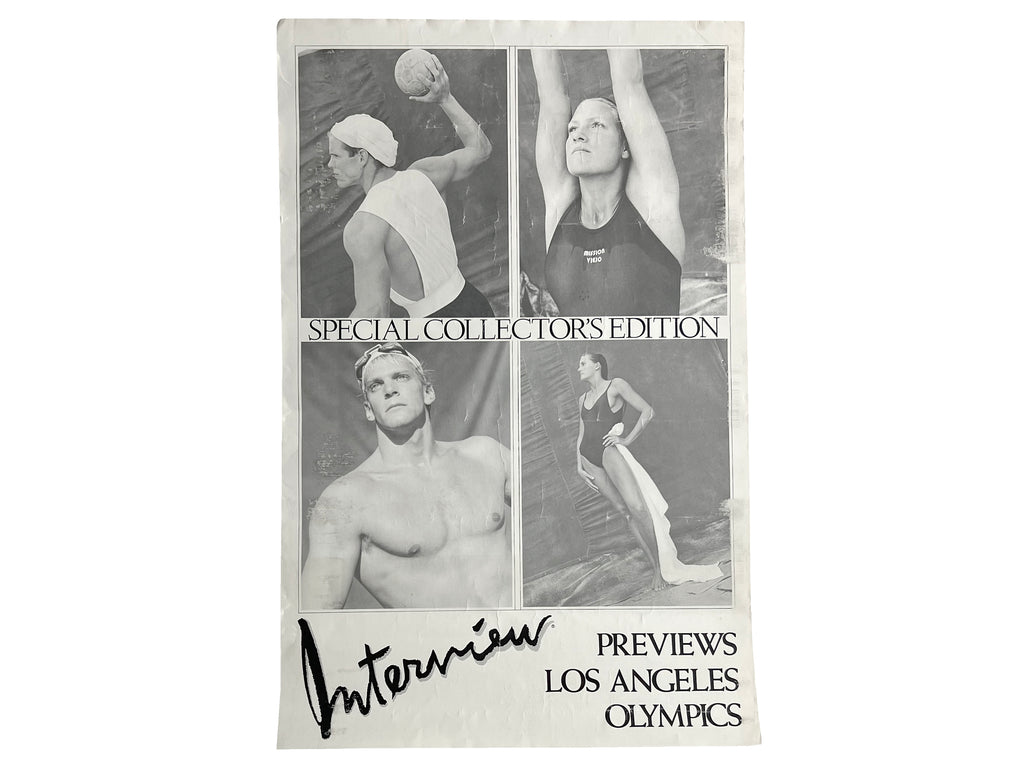 Interview Magazine LA Olympics Preview Poster