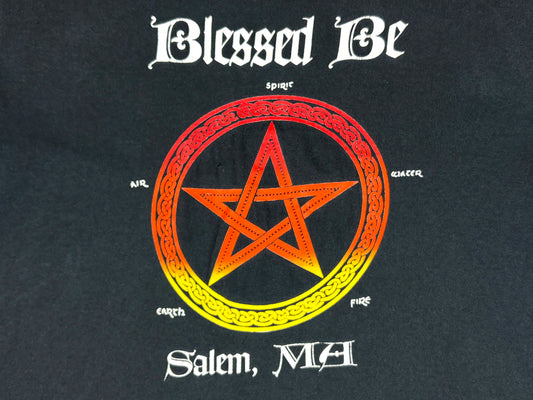 Salem Mass Blessed Be Pentagram T-Shirt