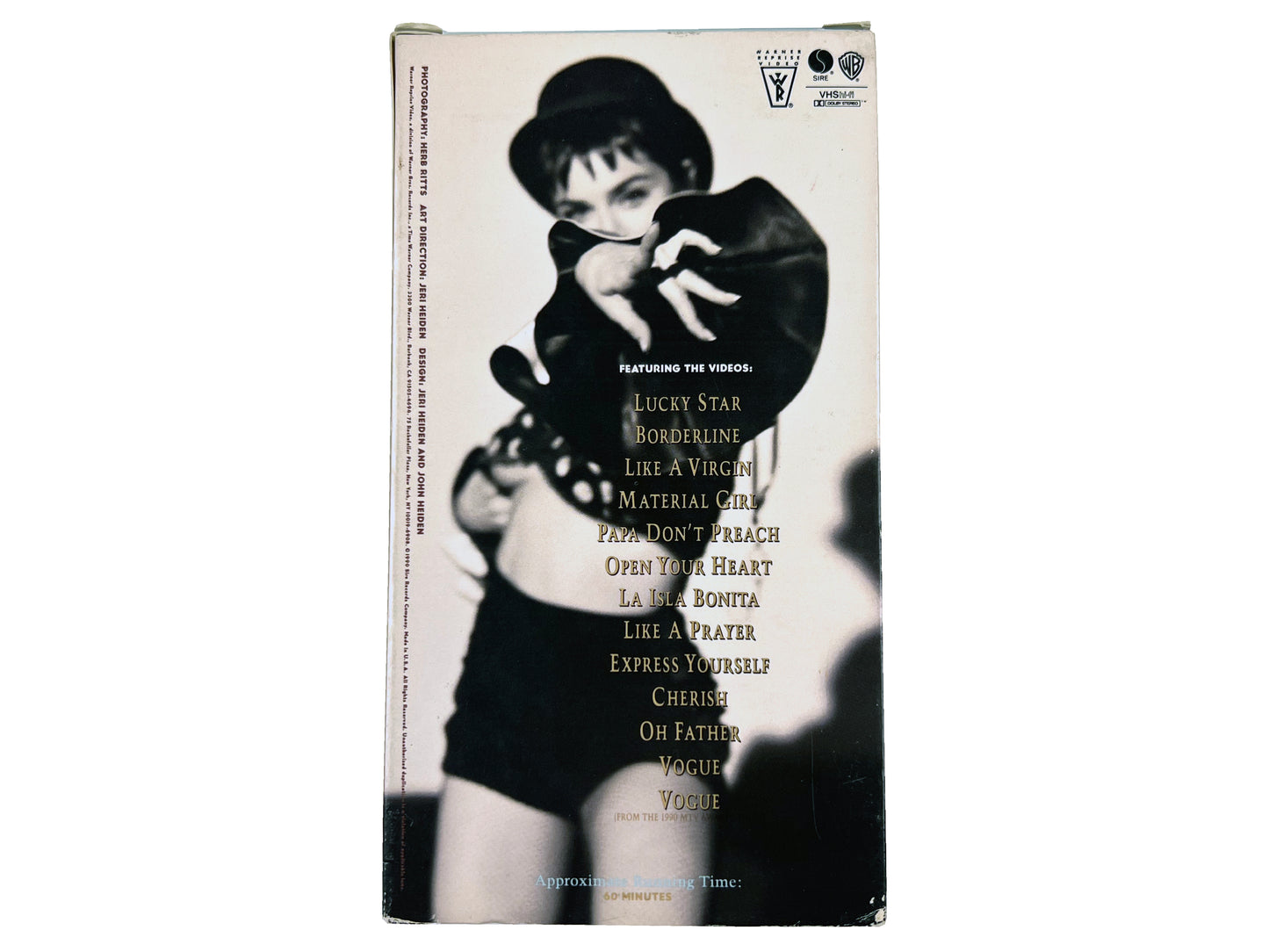 Madonna 'The Immaculate Collection' VHS