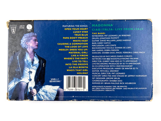 Madonna 'Ciao Italia' VHS