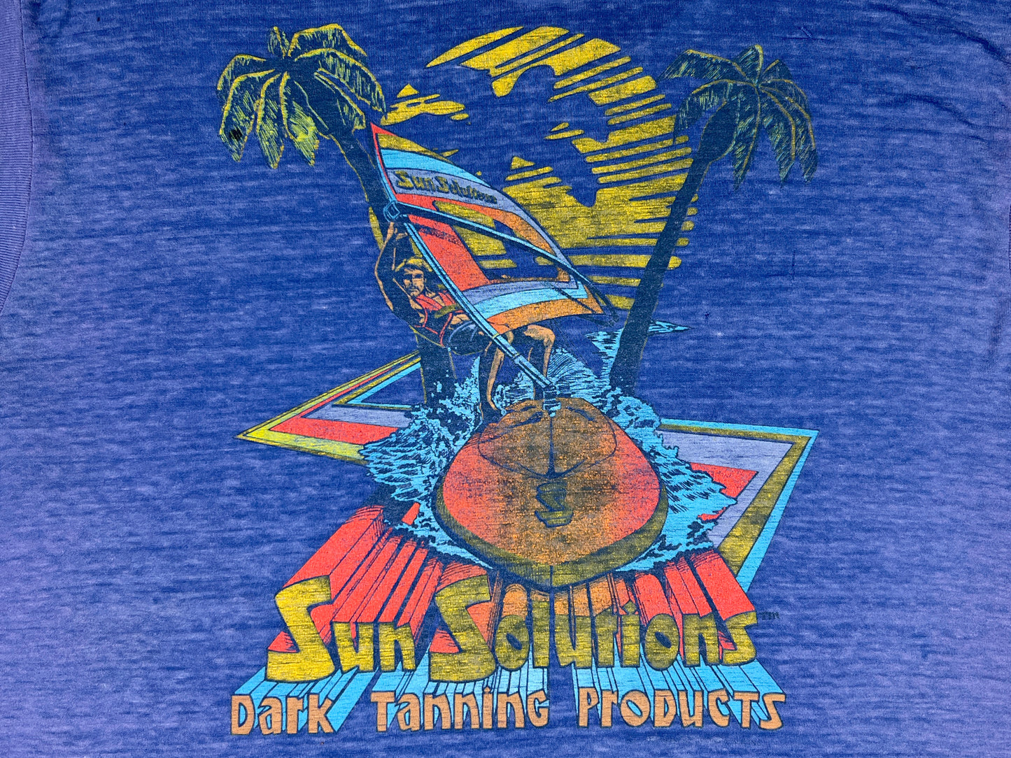 Myrtle Beach Sun Solutions Faded Sleeveless T-Shirt
