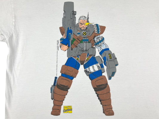 Cable Marvel Comics White T-Shirt