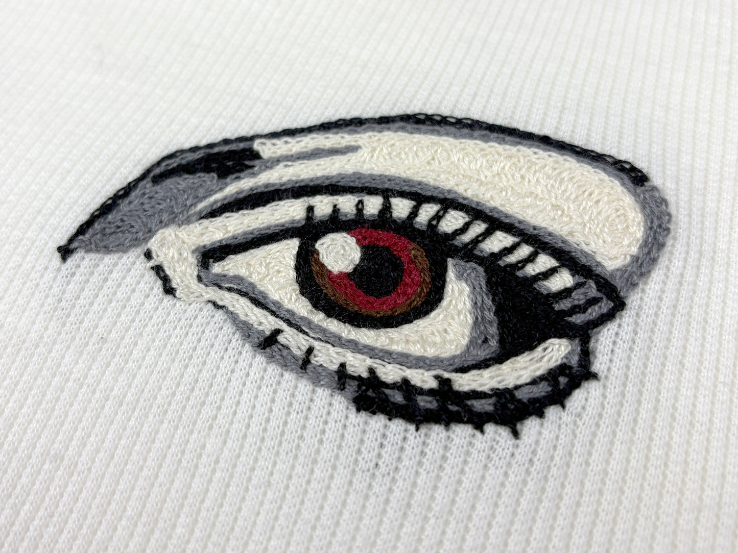 Cecil B. Moxie 'Silence of the Lambs' Chain Stitch Embroidered Tank Top