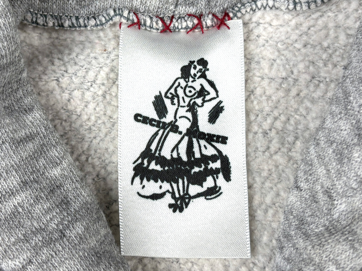 Cecil B. Moxie 'American Psycho Patrick Bateman Card' Chain Stitch Embroidered Hoodie