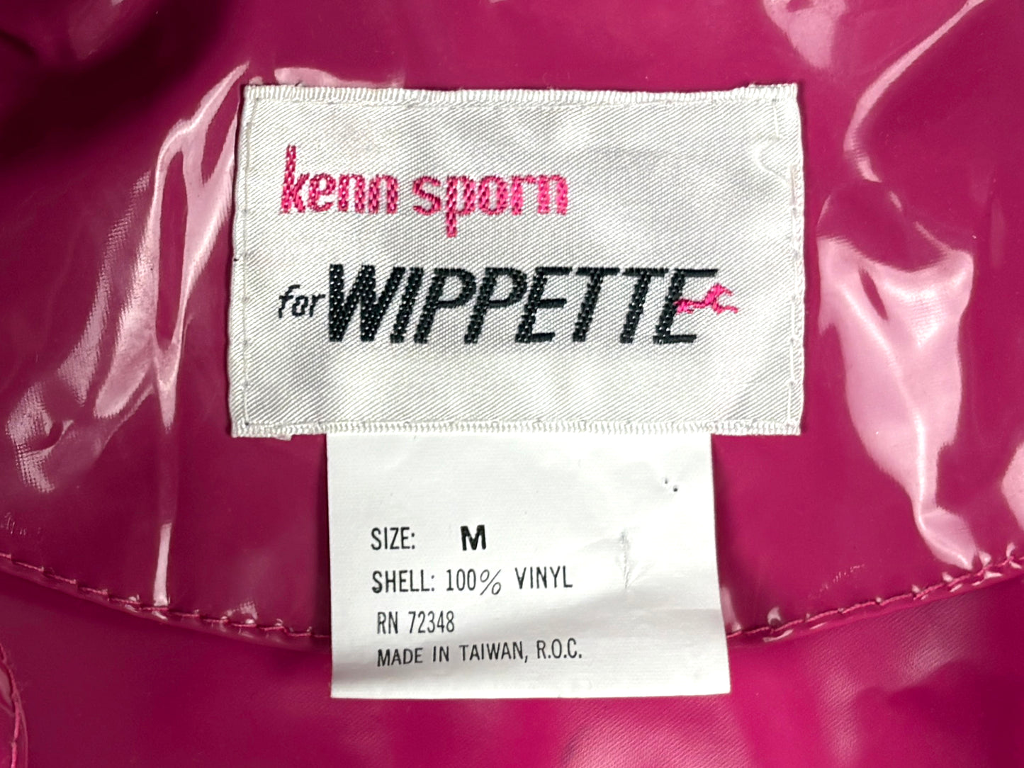 Kenn Sporn Hot Pink Vinyl Moto Jacket