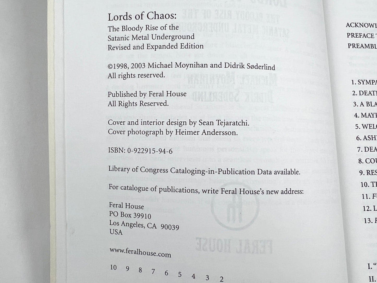 Lords of Chaos Euronymous T-Shirt & Book