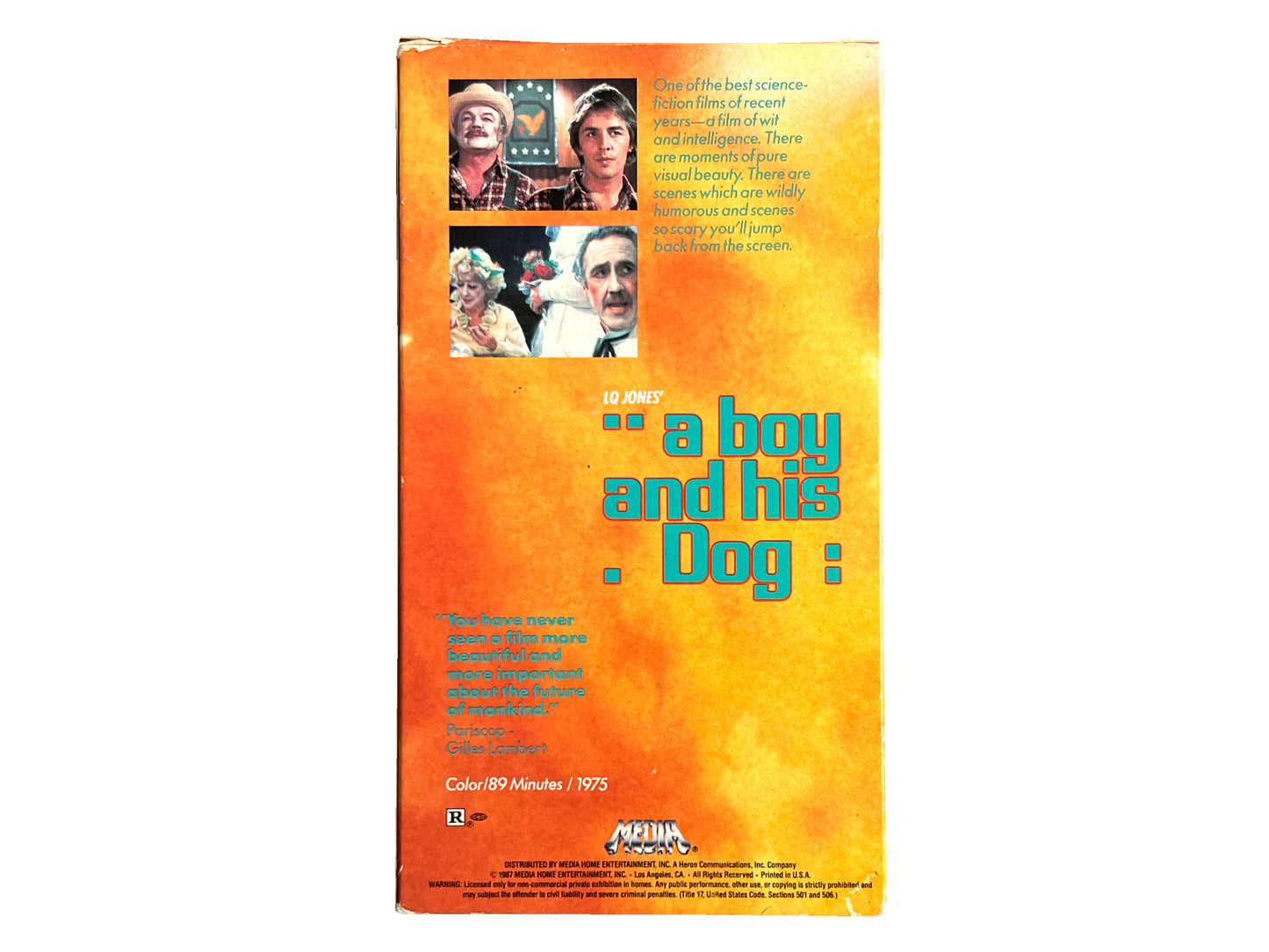 A Boy And His Dog T-Shirt & VHS