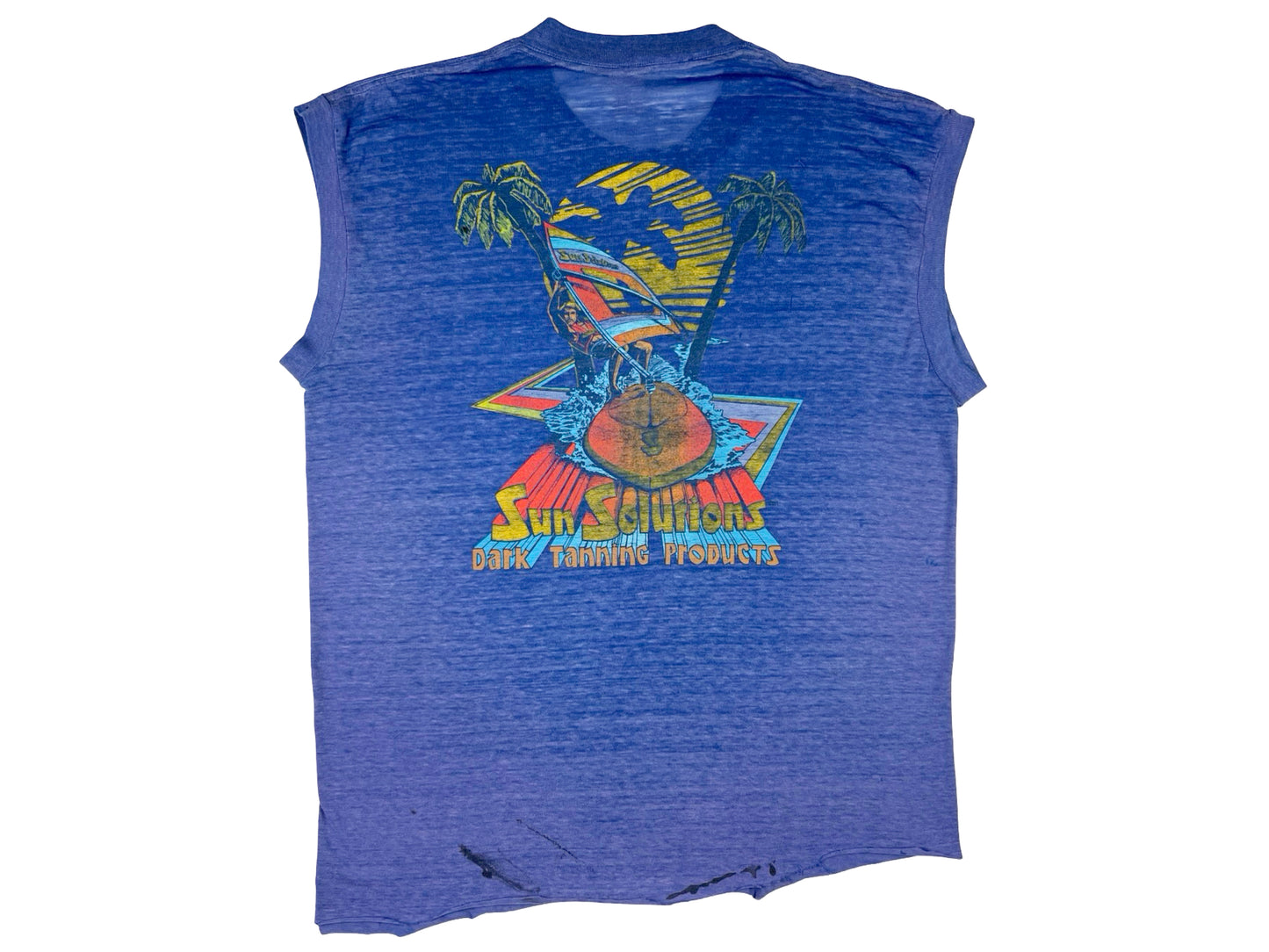 Myrtle Beach Sun Solutions Faded Sleeveless T-Shirt