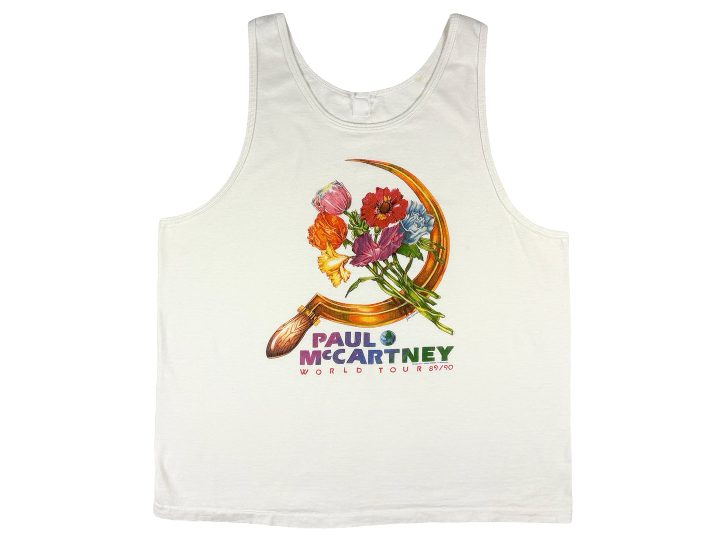 Paul McCartney World Tour 1990 Tank Top