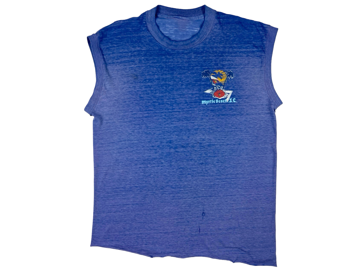 Myrtle Beach Sun Solutions Faded Sleeveless T-Shirt