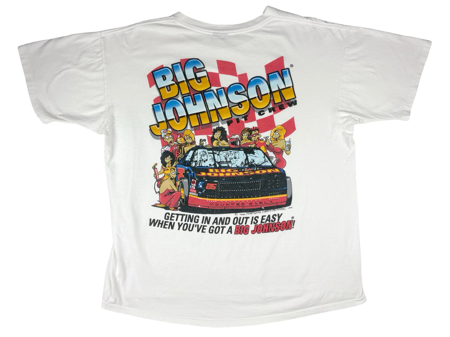 Big Johnson Nascar Pit Crew T-Shirt