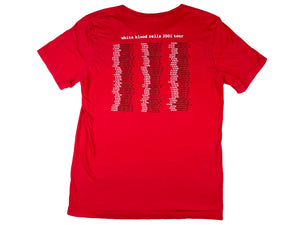 The White Stripes 'White Blood Cells' 2001 Tour T-Shirt