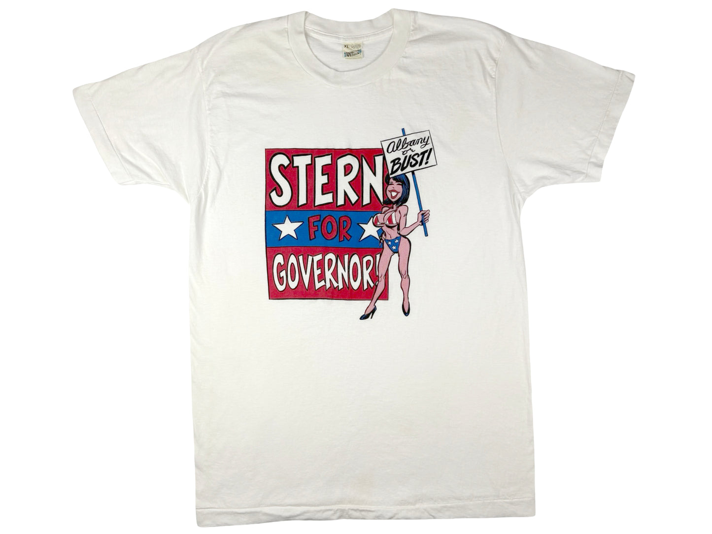 Howard Stern for Governor T-Shirt & Butt Bongo Fiesta VHS & 3D Glasses