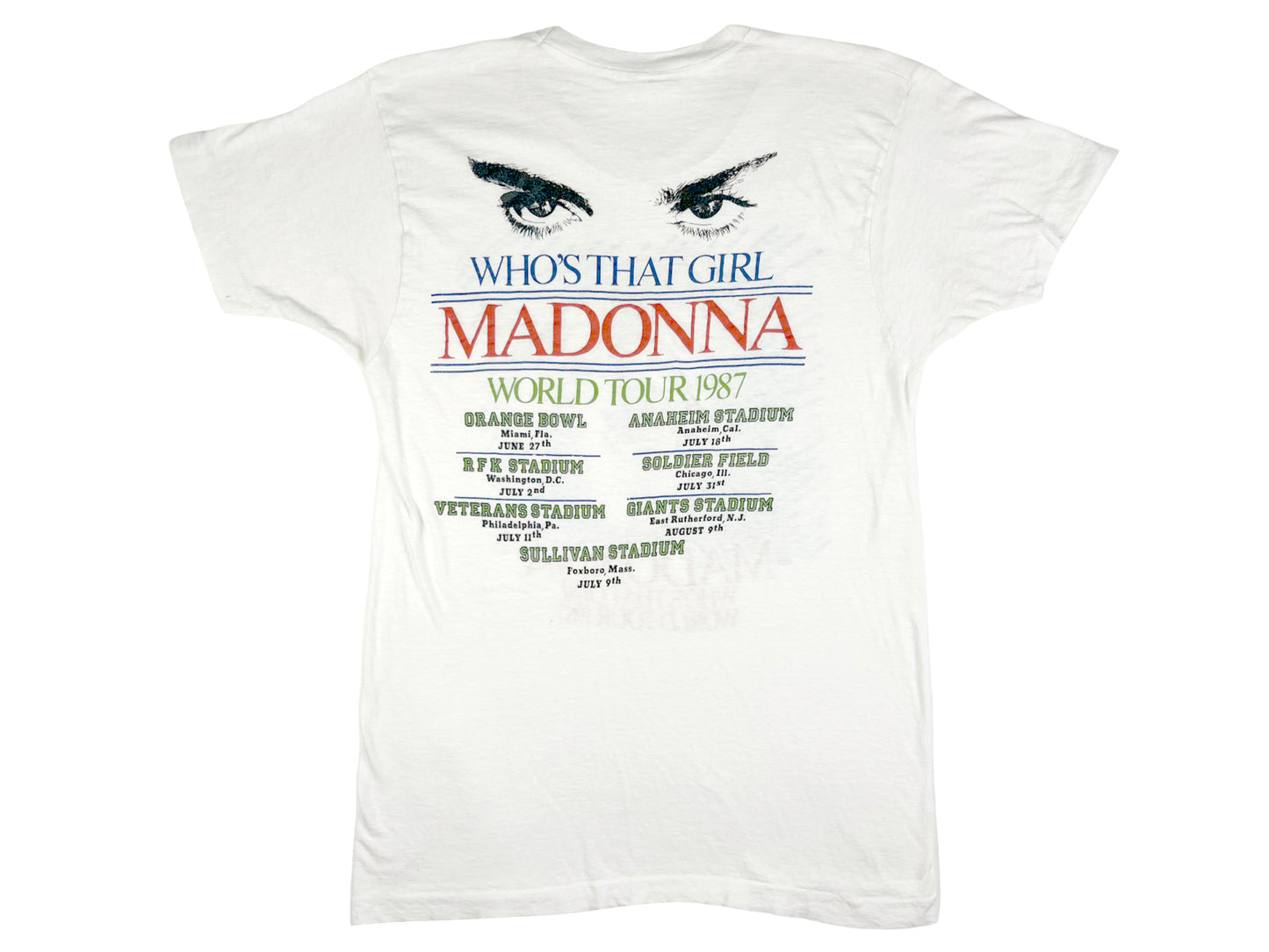 Madonna Who's That Girl Tour T-Shirt