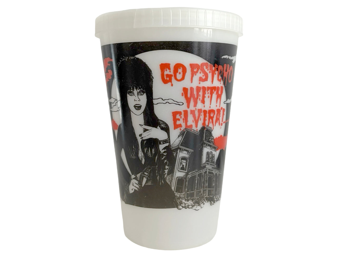Elvira Go Psycho T-Shirt & Cup