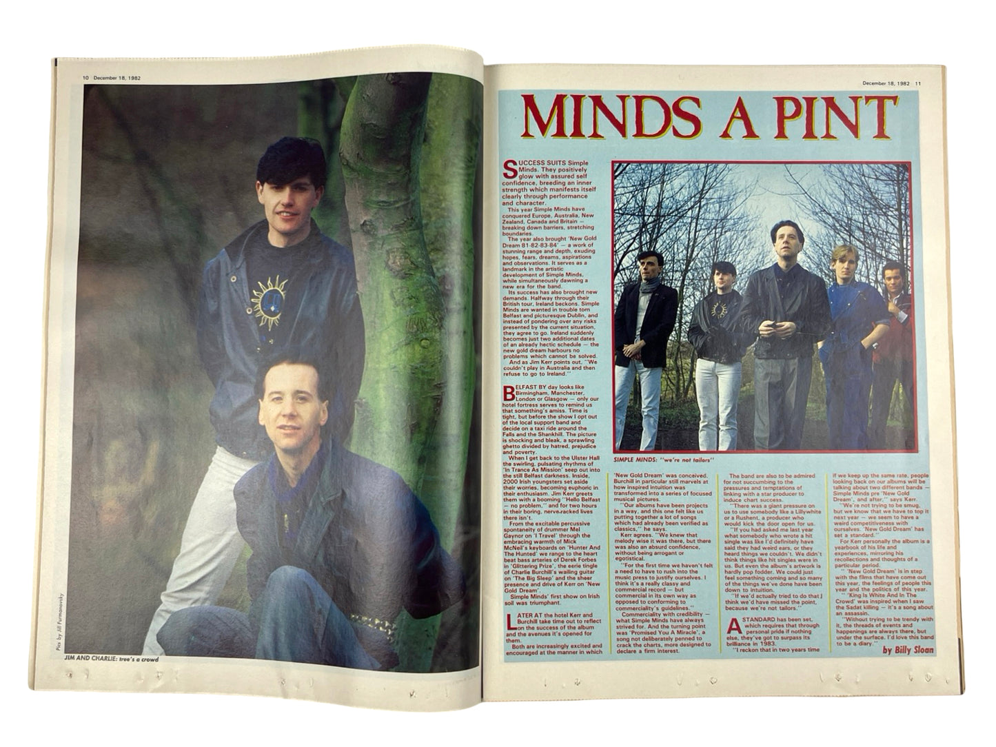 Record Mirror Magazine Siouxsie & The Banshees