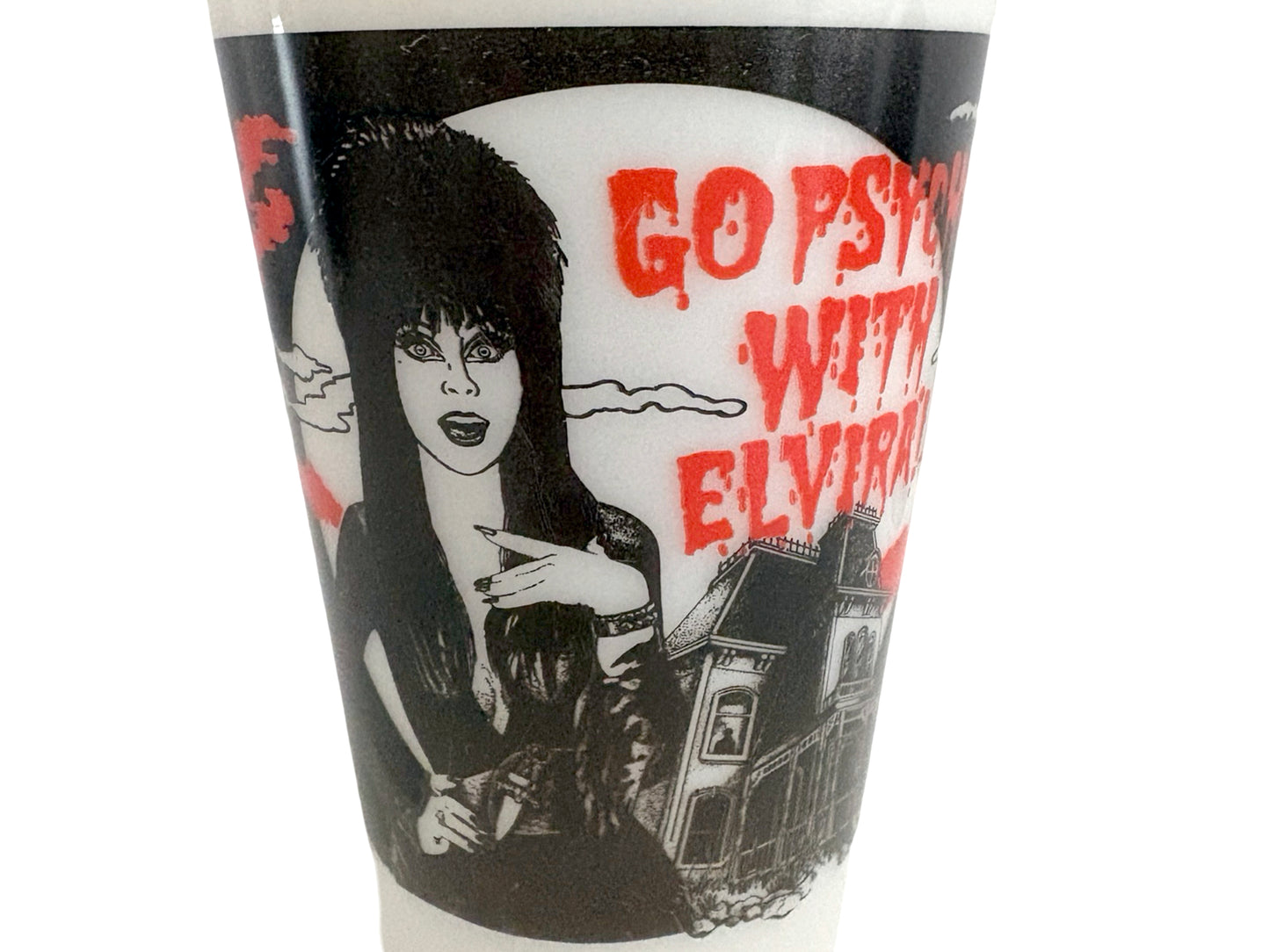 Elvira Go Psycho T-Shirt & Cup