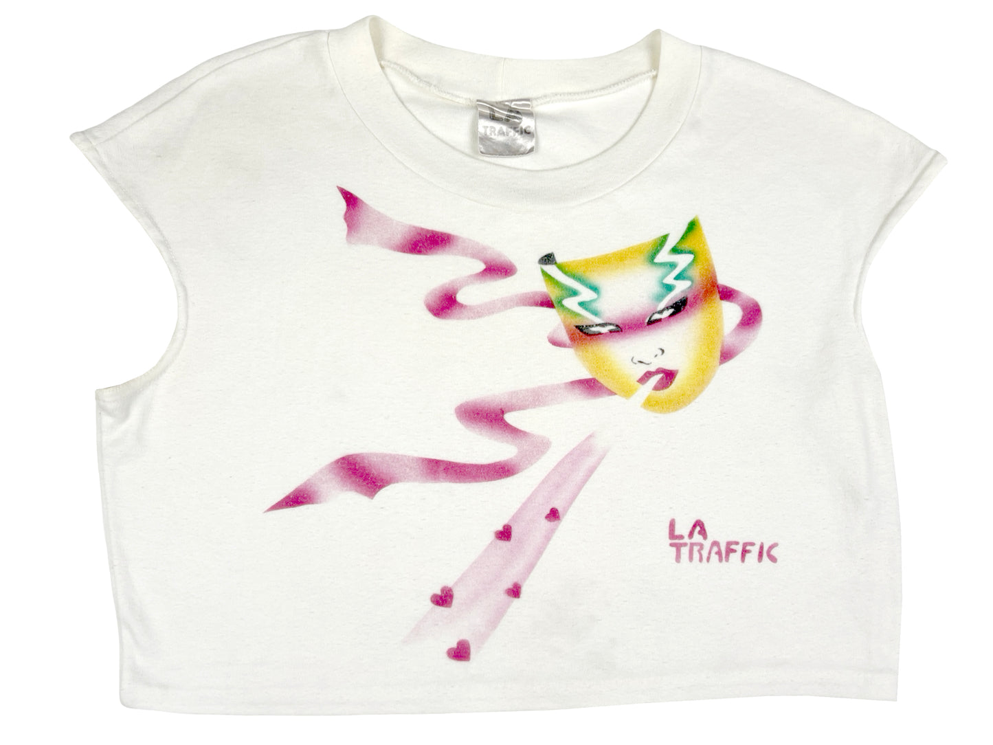 LA Traffic Air Brush Art Sleeveless T-Shirt