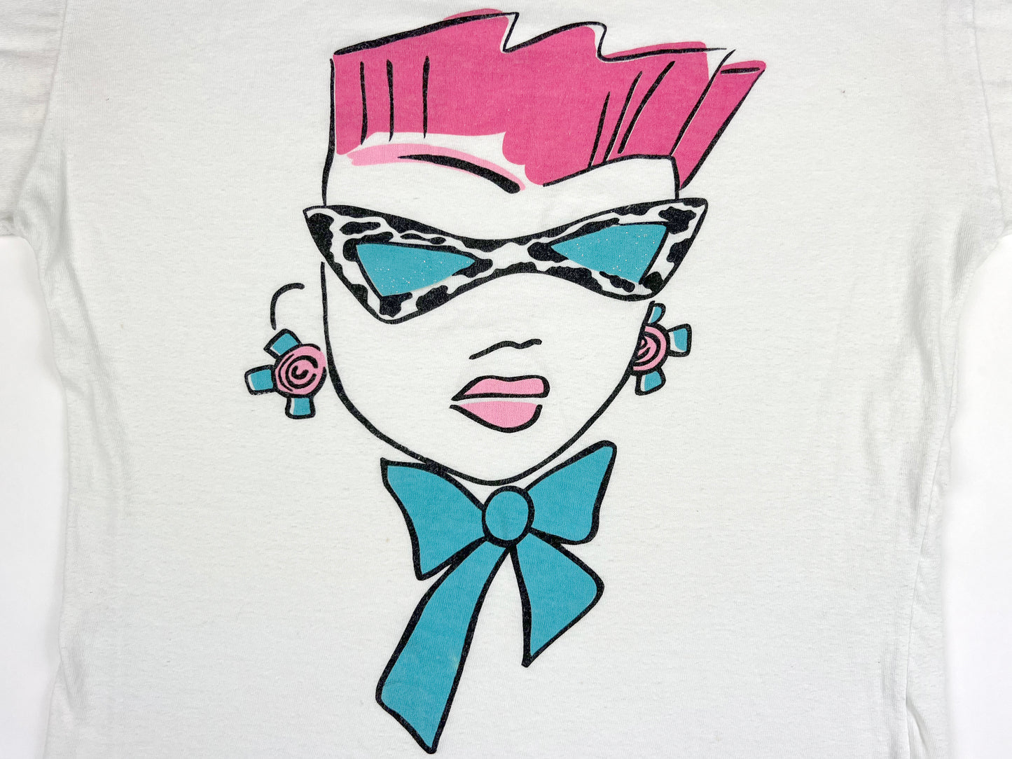 80's New Wave Punk Babe T-Shirt