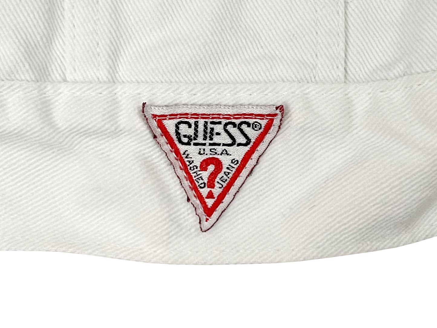 Patrick Nagel Style Back Patch Guess Jean Jacket