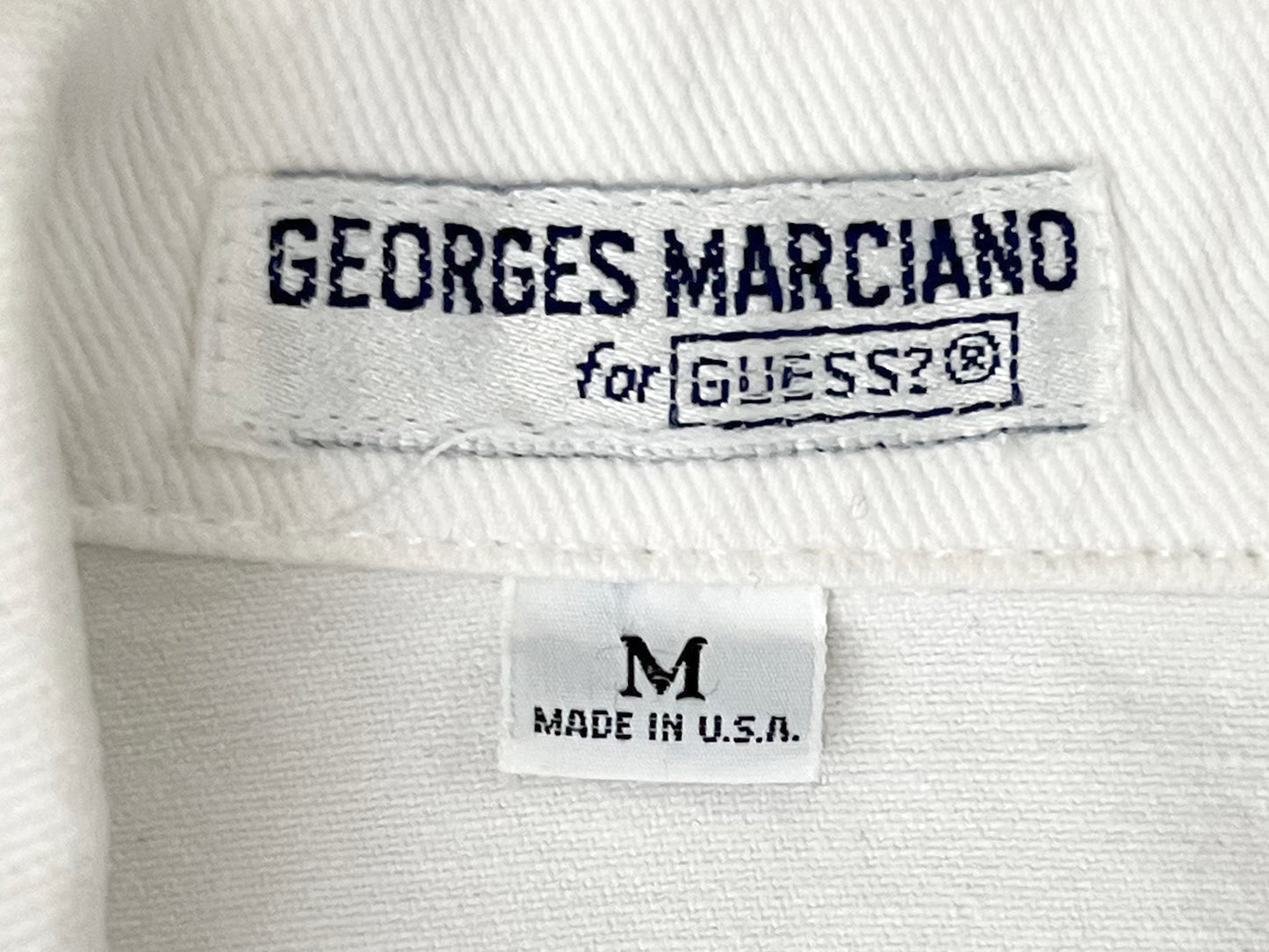 Patrick Nagel Style Back Patch Guess Jean Jacket