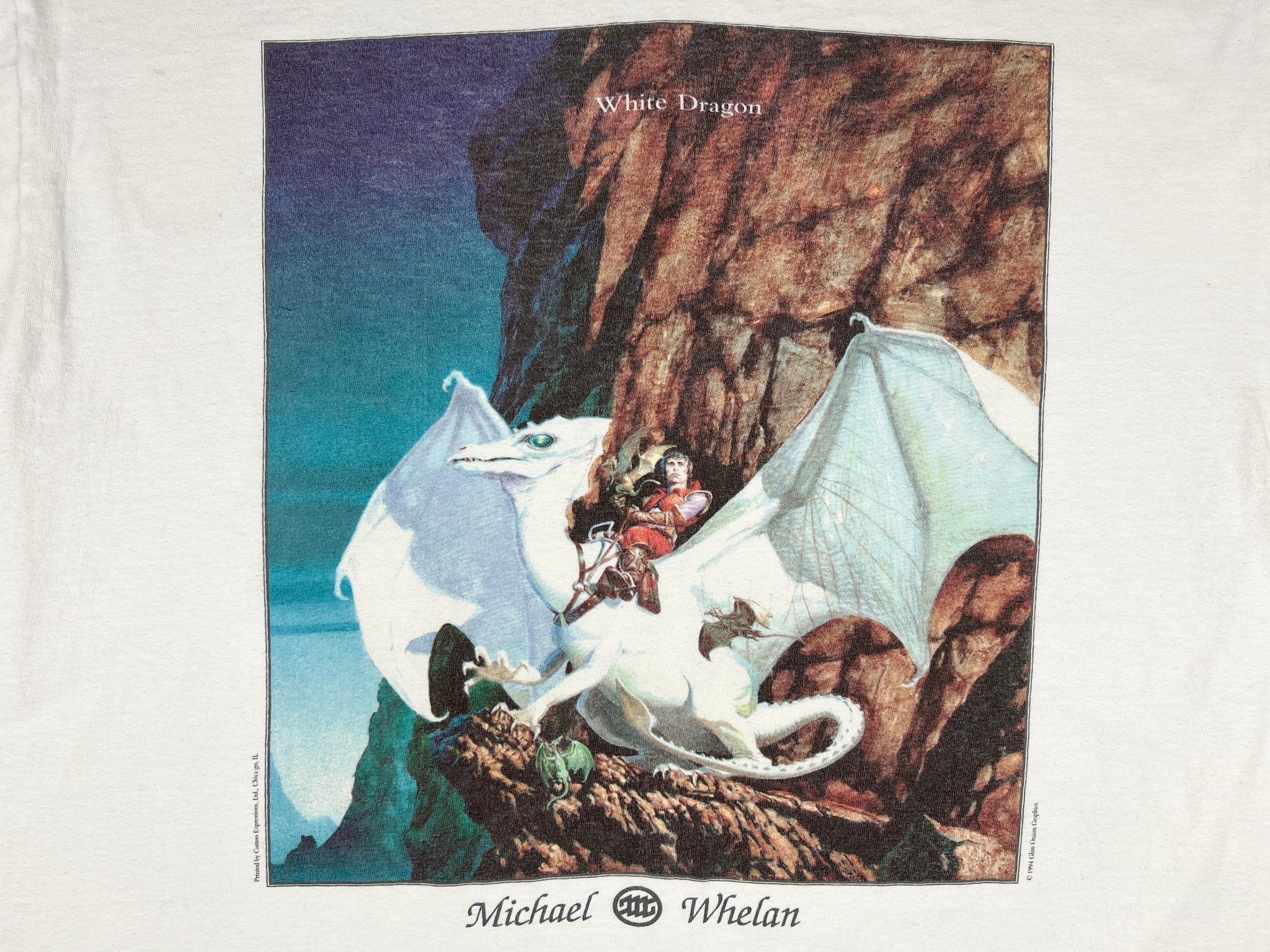 Michael Whelan White Dragon Art L/S Shirt