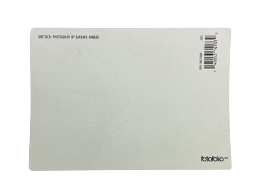 Barbara Kruger Fotofolio Postcard