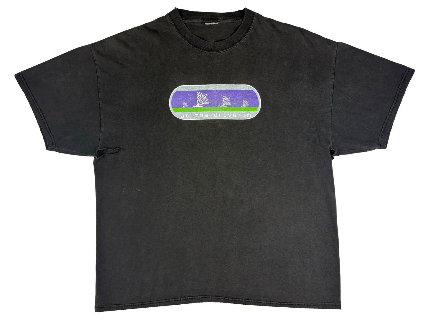 Vintage At The Drive In 'In/Casino/Out' Black T-Shirt Indie Rock Emo Screamo hardcore punk post90s y2k