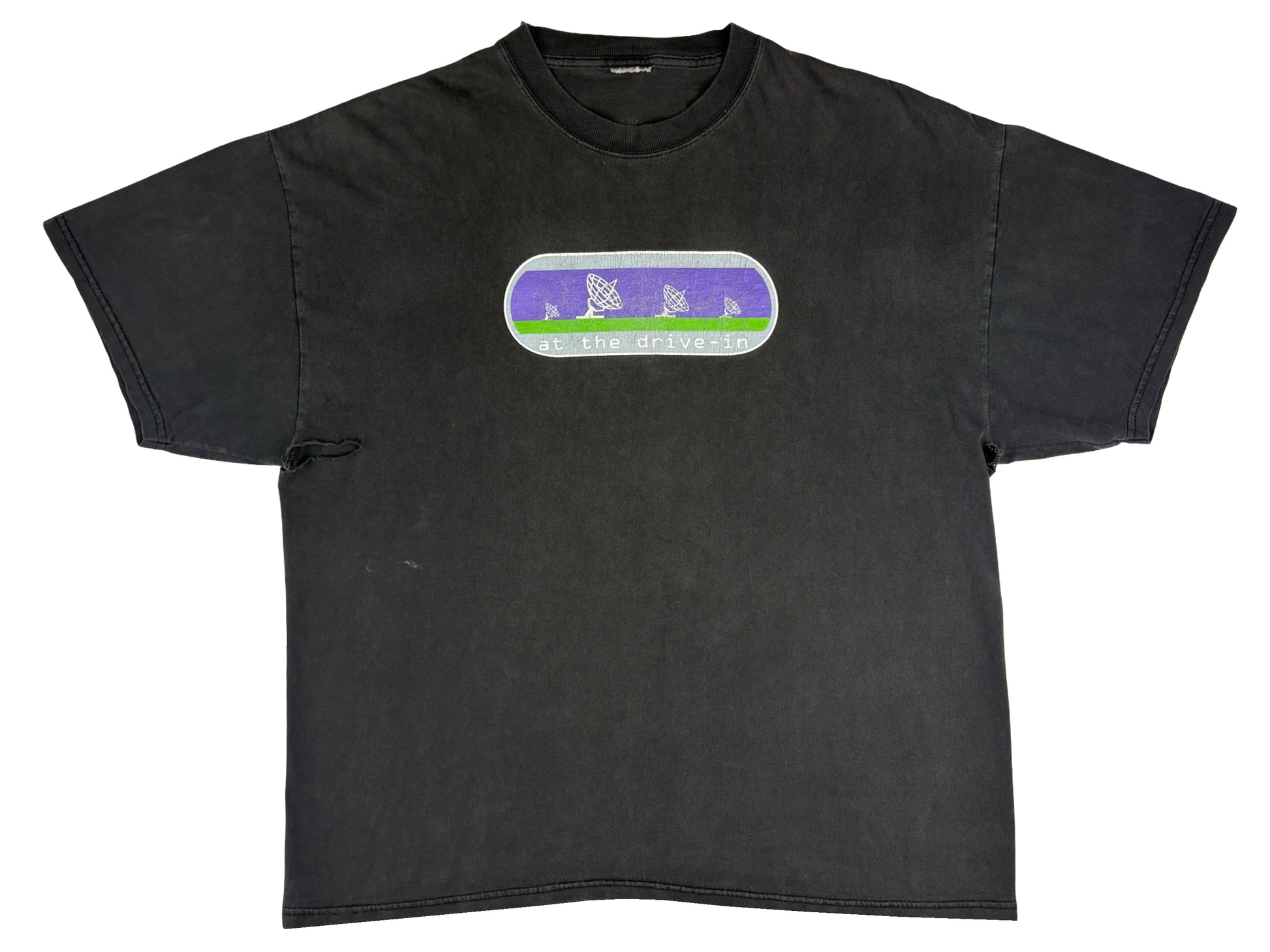 Vintage At The Drive In 'In/Casino/Out' Black T-Shirt Indie Rock Emo Screamo hardcore punk post90s y2k