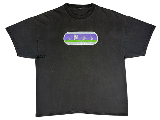 Vintage At The Drive In 'In/Casino/Out' Black T-Shirt Indie Rock Emo Screamo hardcore punk post90s y2k