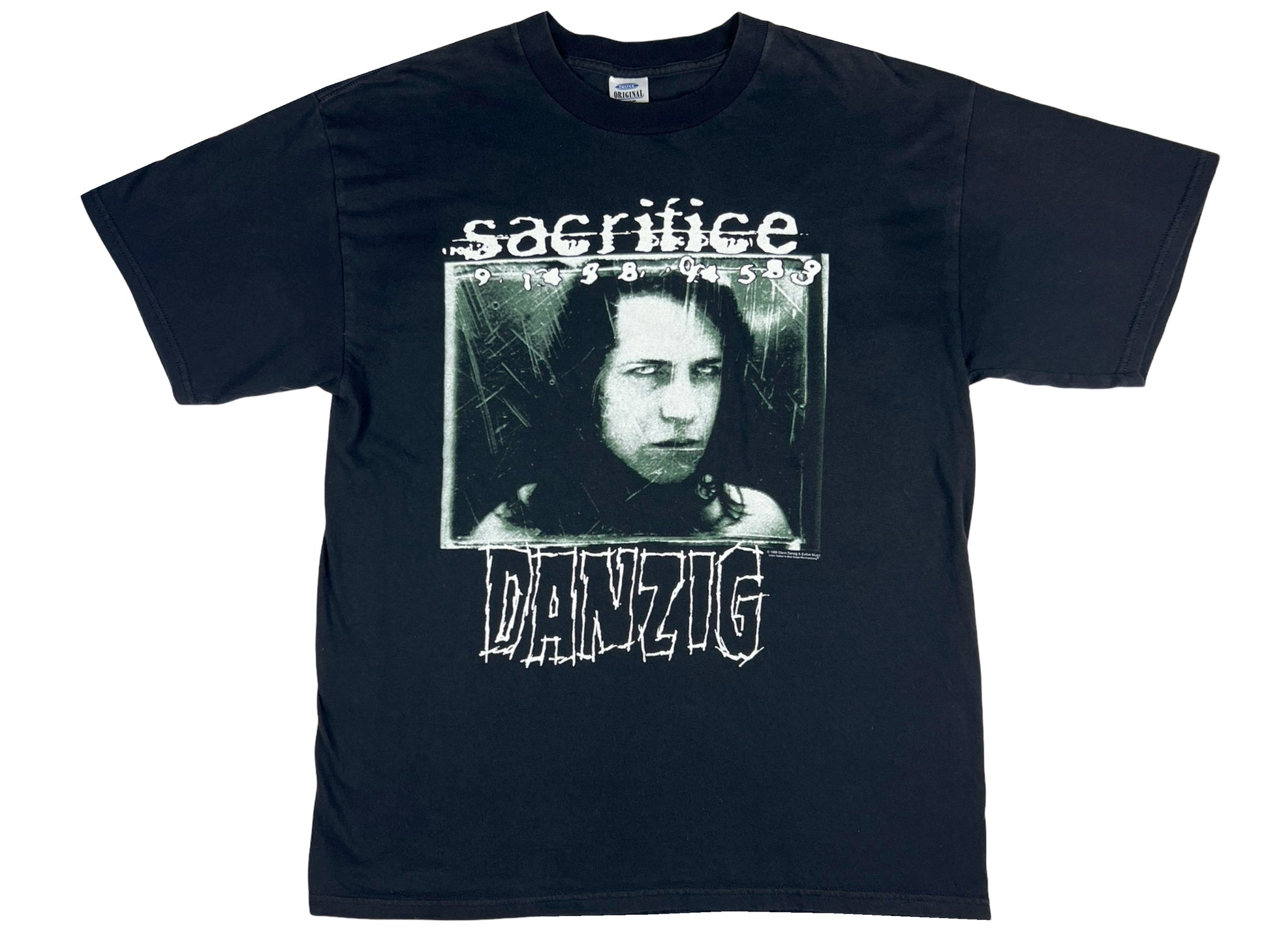 Vintage Danzig 'Sacrifice' T-Shirt 90s y2k Misfits Metal