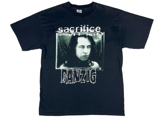Vintage Danzig 'Sacrifice' T-Shirt 90s y2k Misfits Metal