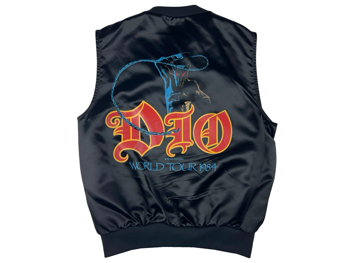Vintage Dio 1984 World Tour Satin Vest