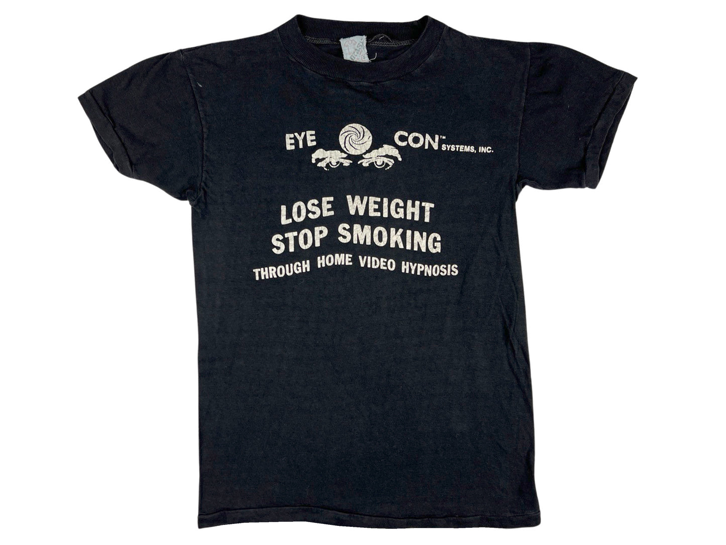 Vintage Eye Con Home Video Hypnosis Black T-Shirt