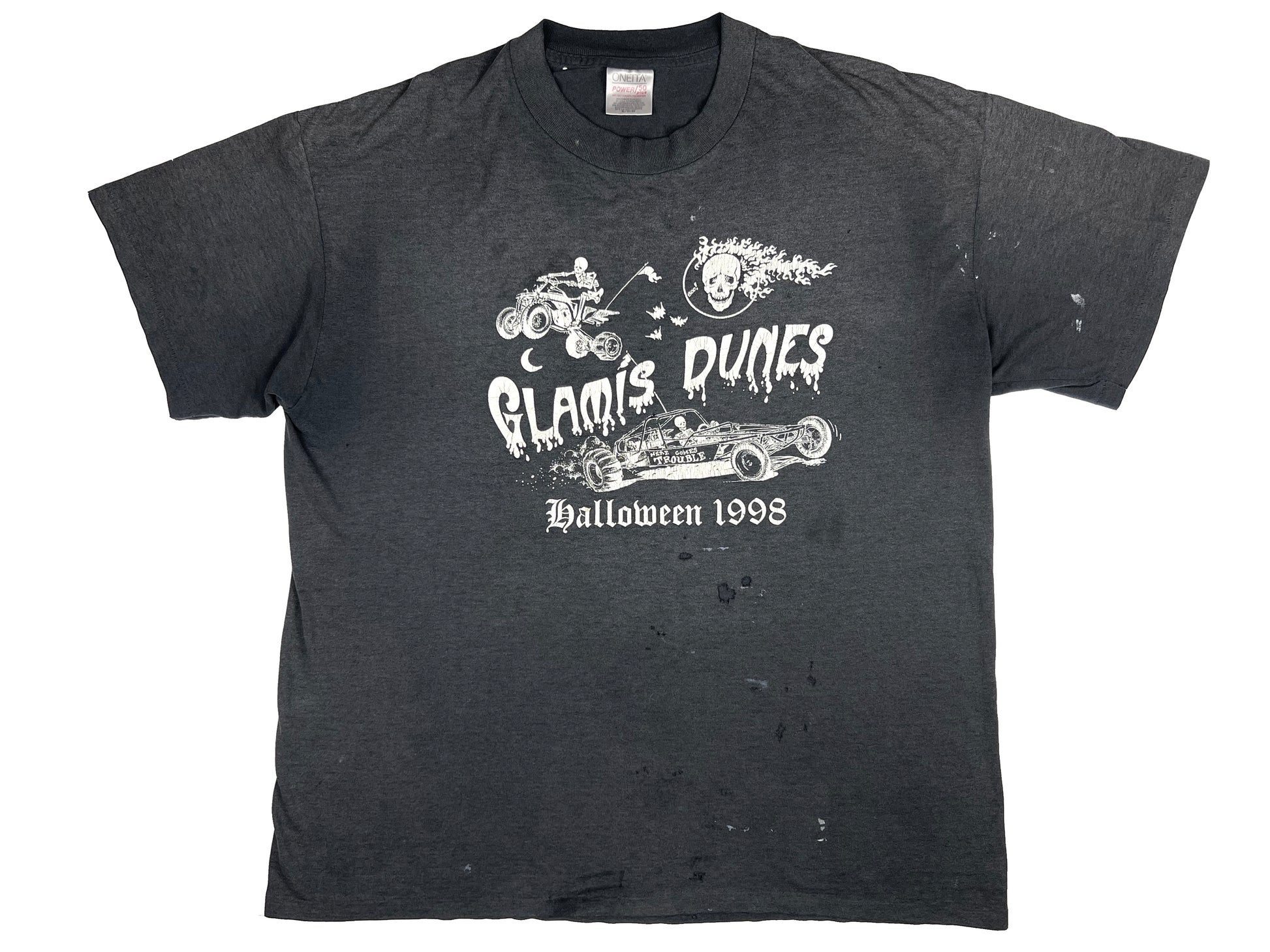 Vintage Glamis Dunes Halloween 1998 Black T-Shirt 90s