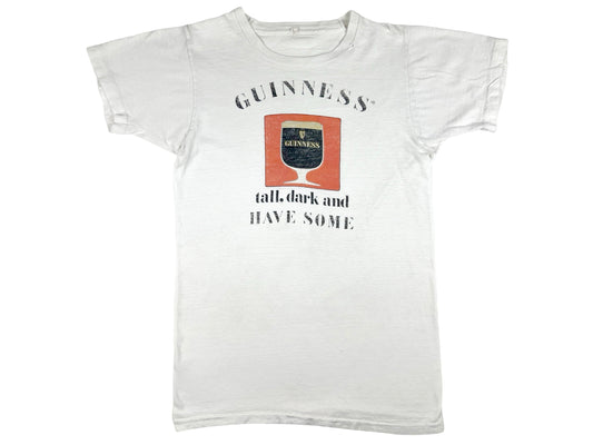 Vintage Guinness 'Tall Dark & Have Some' White T-Shirt