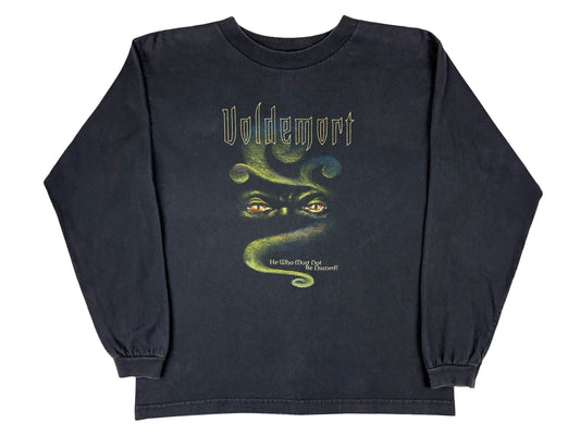 Vintage Harry Potter Voldemort black Long Sleeve Shirt 90s y2k book movie