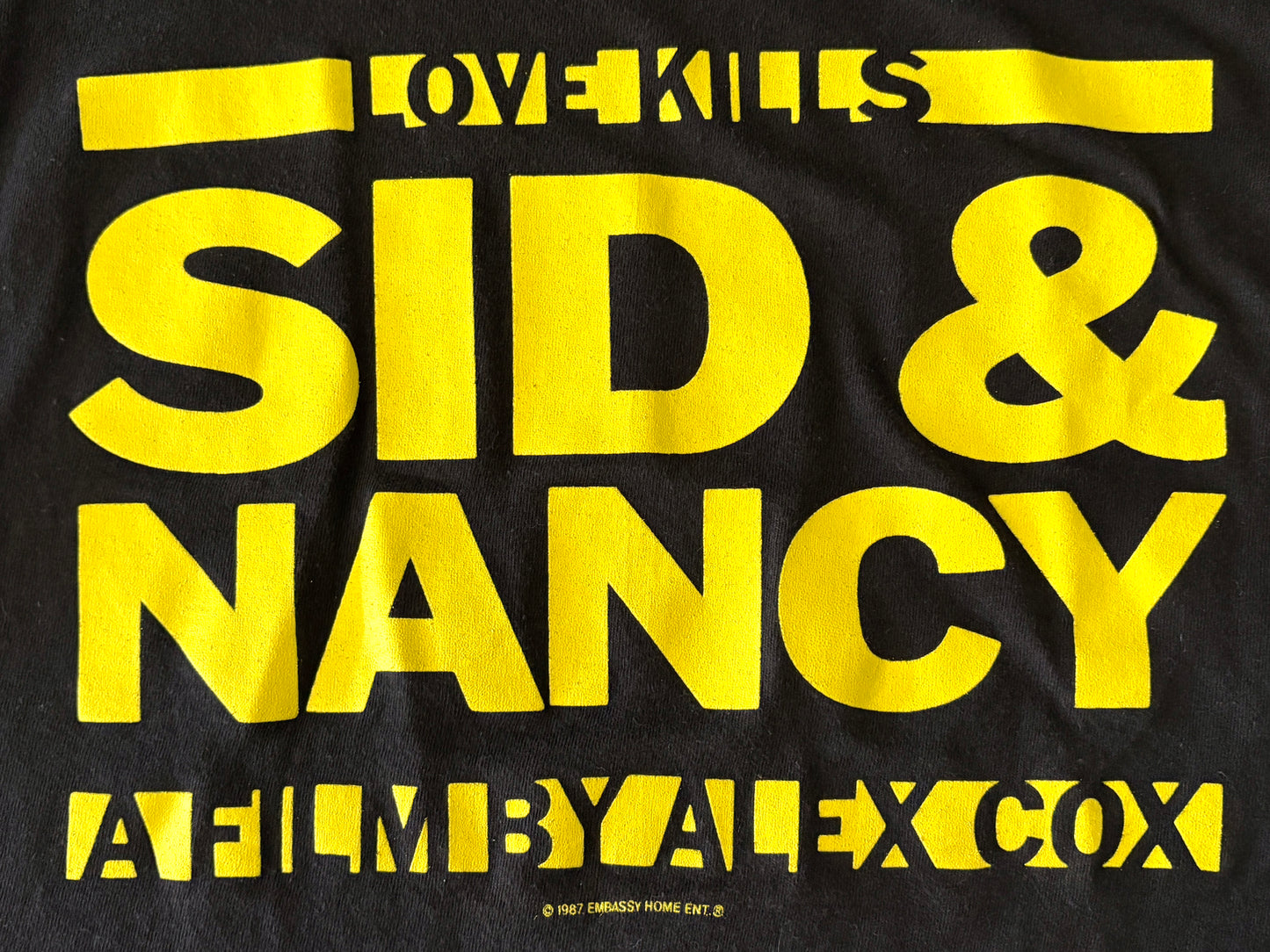 Sid & Nancy 'Love Kills' Movie T-Shirt