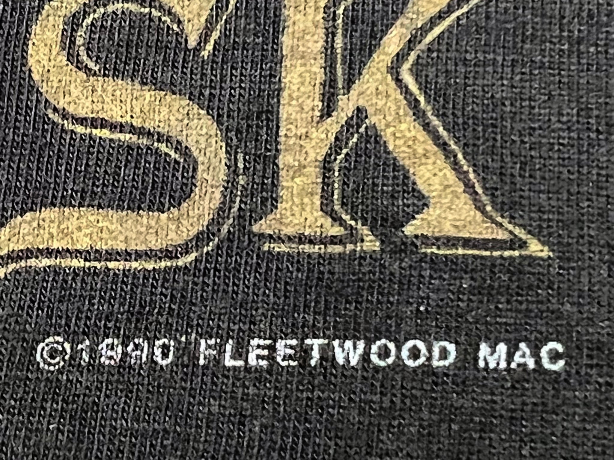 Fleetwood Mac 'Behind the Mask' 1990 Tour T-Shirt